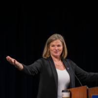 Keynote speaker giving keynote address 2